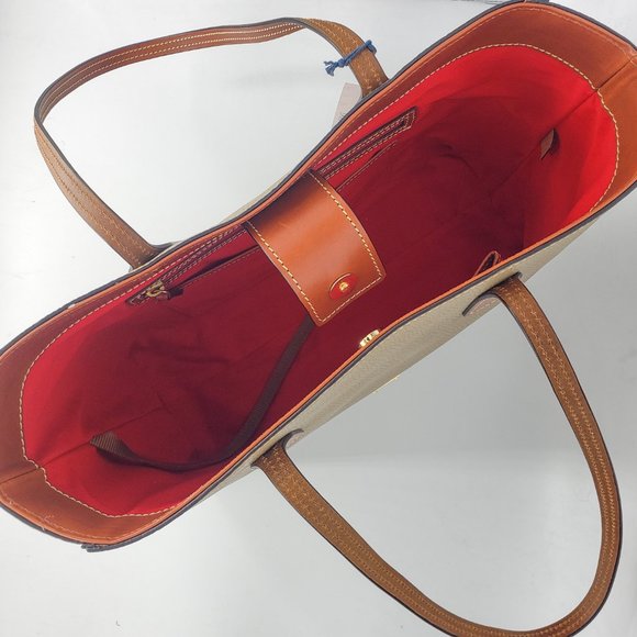 New Dooney & Bourke ASTON TOTE Light Taupe - Picture 6 of 8